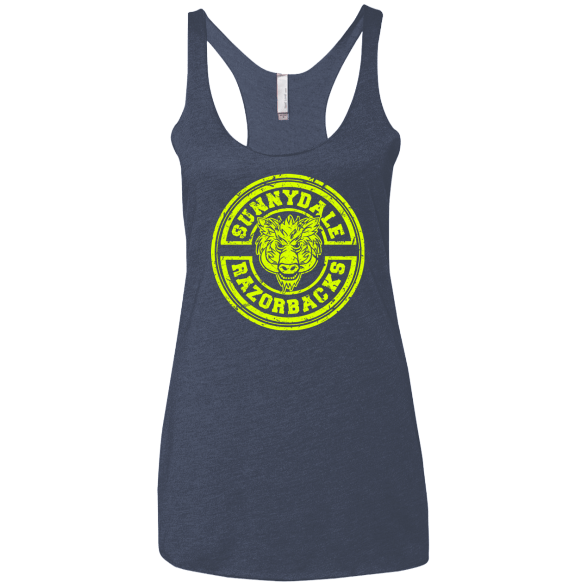 T-Shirts Vintage Navy / X-Small Sunnydale razorbacks Women's Triblend Racerback Tank