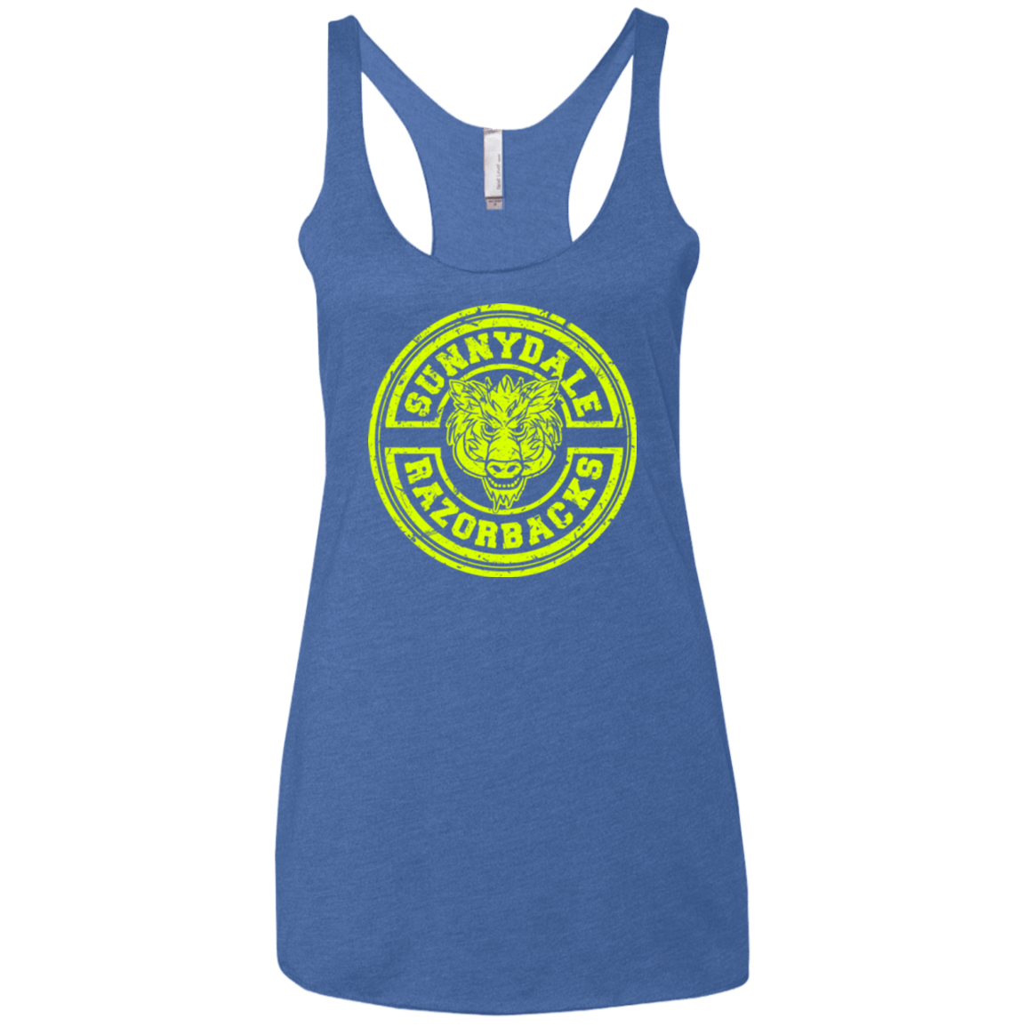 T-Shirts Vintage Royal / X-Small Sunnydale razorbacks Women's Triblend Racerback Tank
