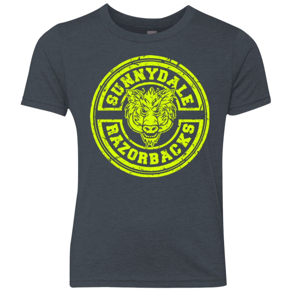 T-Shirts Vintage Navy / YXS Sunnydale razorbacks Youth Triblend T-Shirt