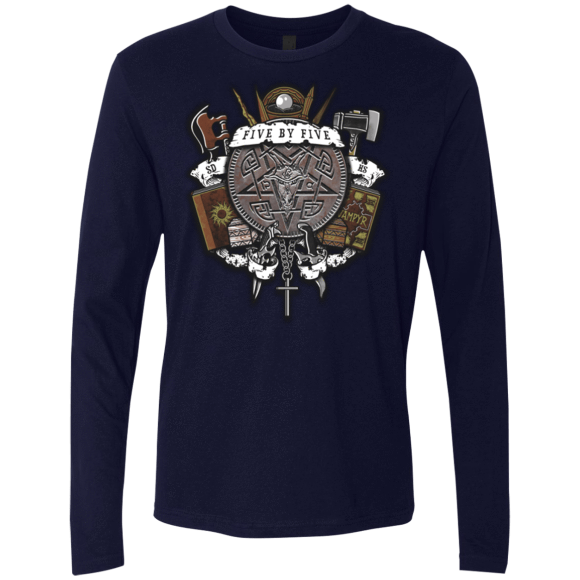 T-Shirts Midnight Navy / Small Sunnydale Slaying Men's Premium Long Sleeve