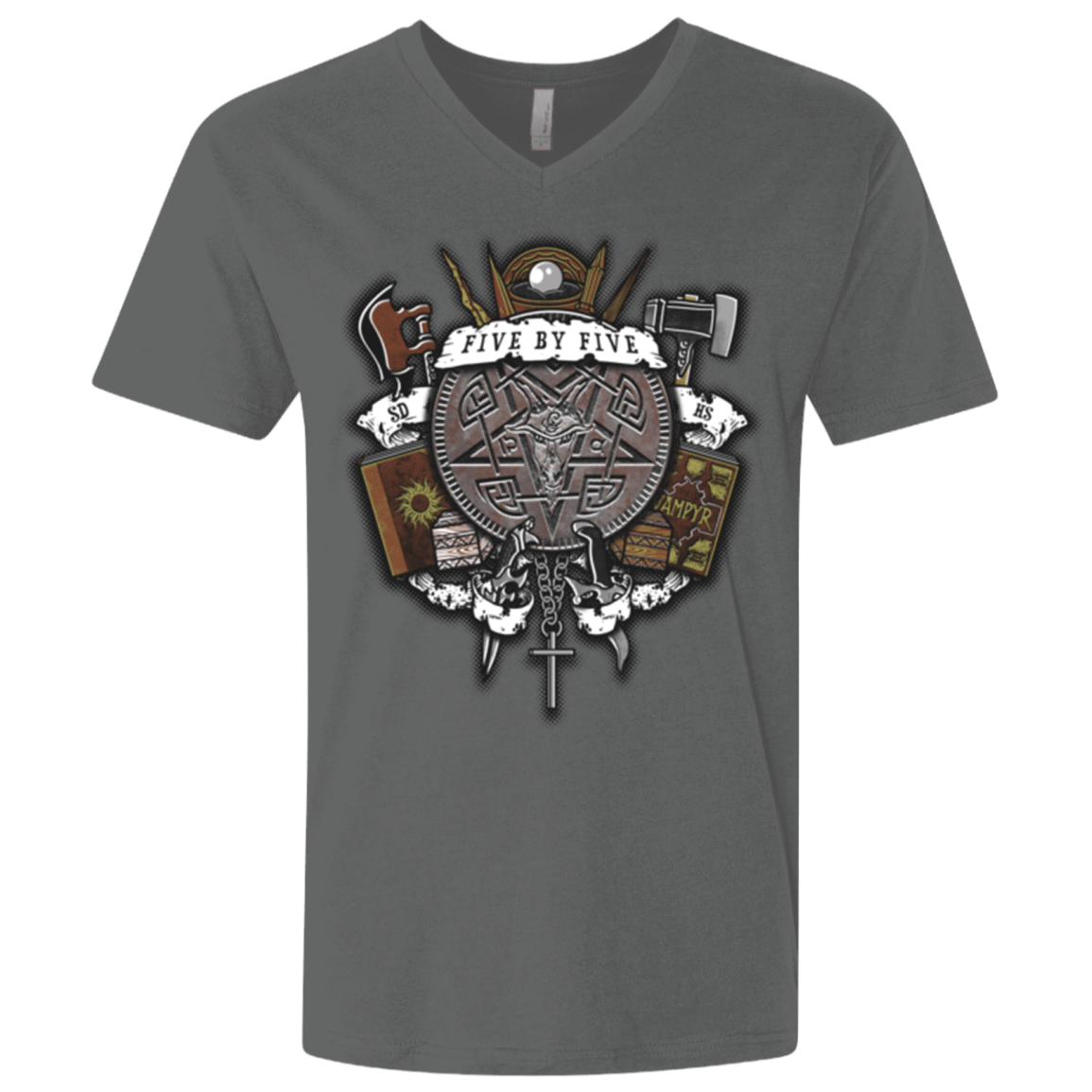 T-Shirts Heavy Metal / X-Small Sunnydale Slaying Men's Premium V-Neck