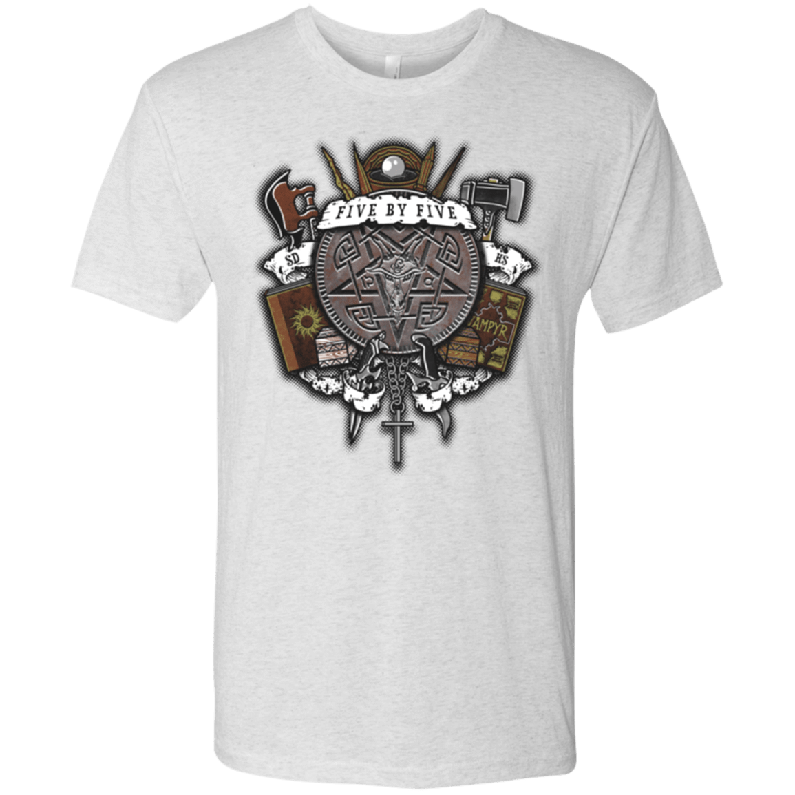 T-Shirts Heather White / Small Sunnydale Slaying Men's Triblend T-Shirt