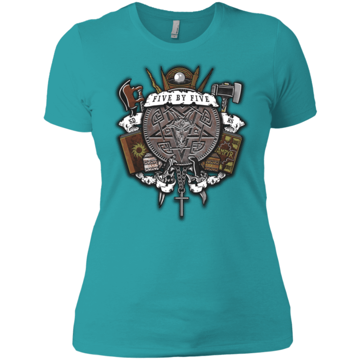 T-Shirts Tahiti Blue / X-Small Sunnydale Slaying Women's Premium T-Shirt