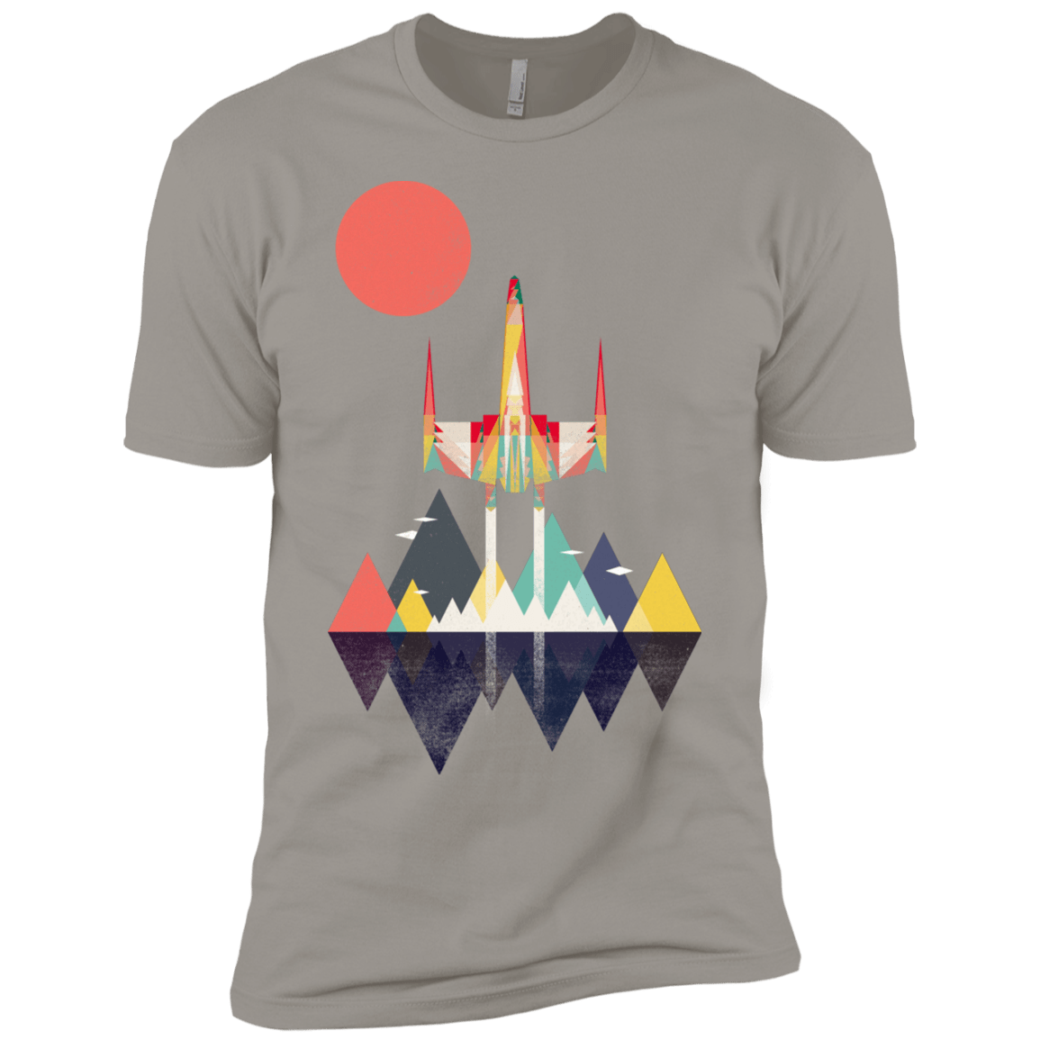 T-Shirts Light Grey / YXS Sunset Fighter Boys Premium T-Shirt