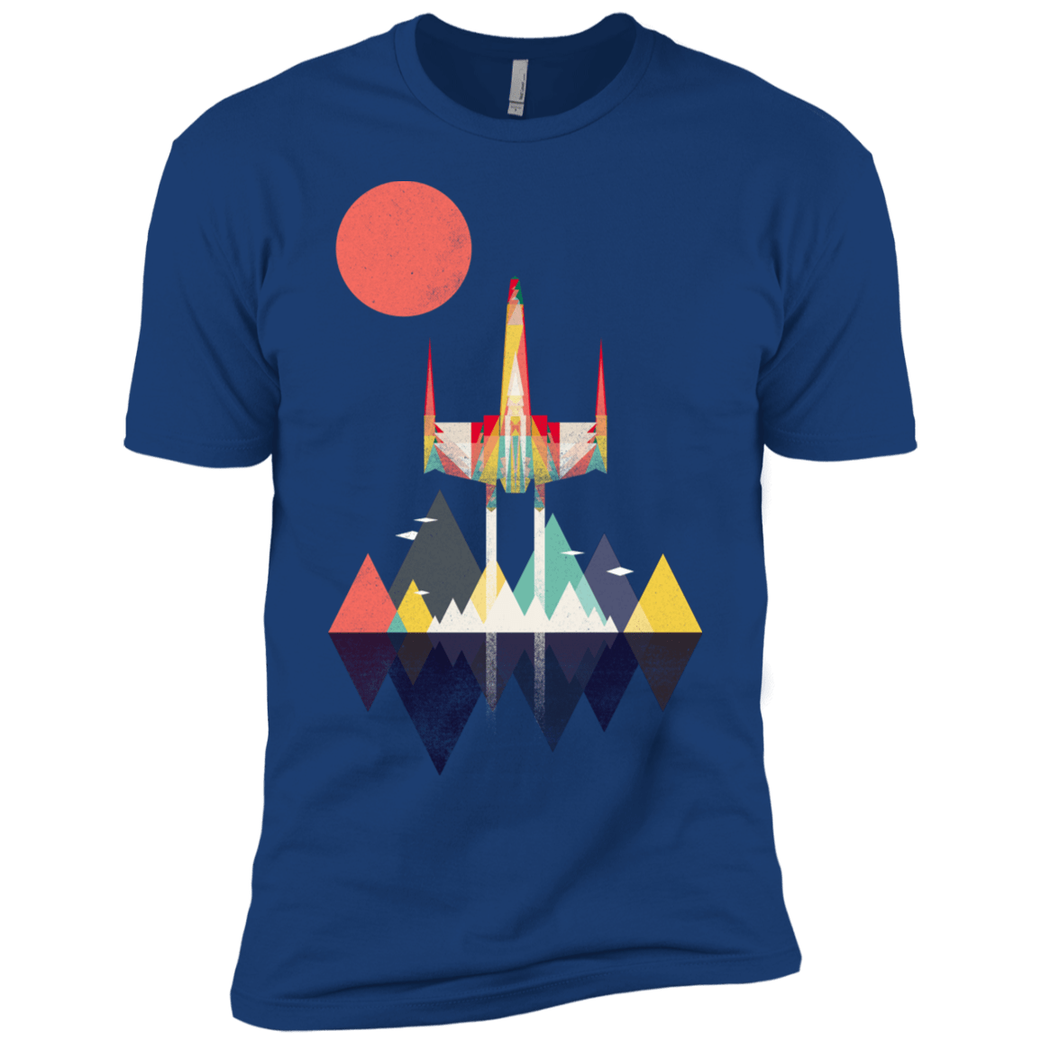 T-Shirts Royal / YXS Sunset Fighter Boys Premium T-Shirt