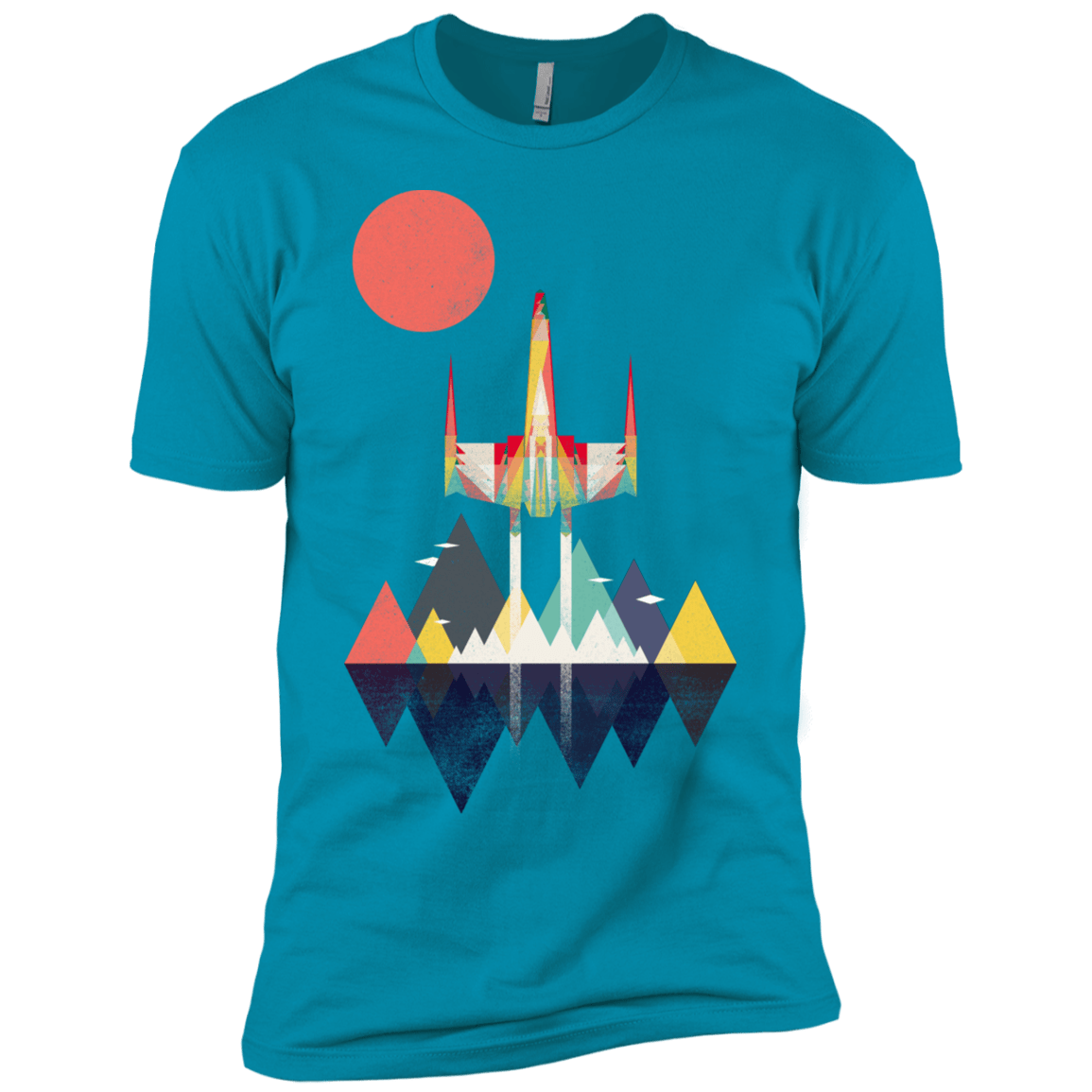 T-Shirts Turquoise / YXS Sunset Fighter Boys Premium T-Shirt