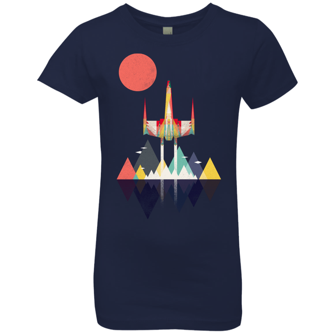 T-Shirts Midnight Navy / YXS Sunset Fighter Girls Premium T-Shirt