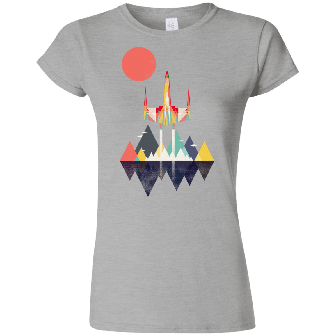 T-Shirts Sport Grey / S Sunset Fighter Junior Slimmer-Fit T-Shirt