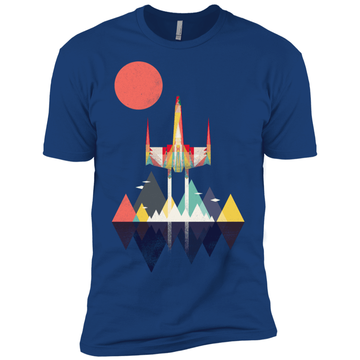 T-Shirts Royal / X-Small Sunset Fighter Men's Premium T-Shirt