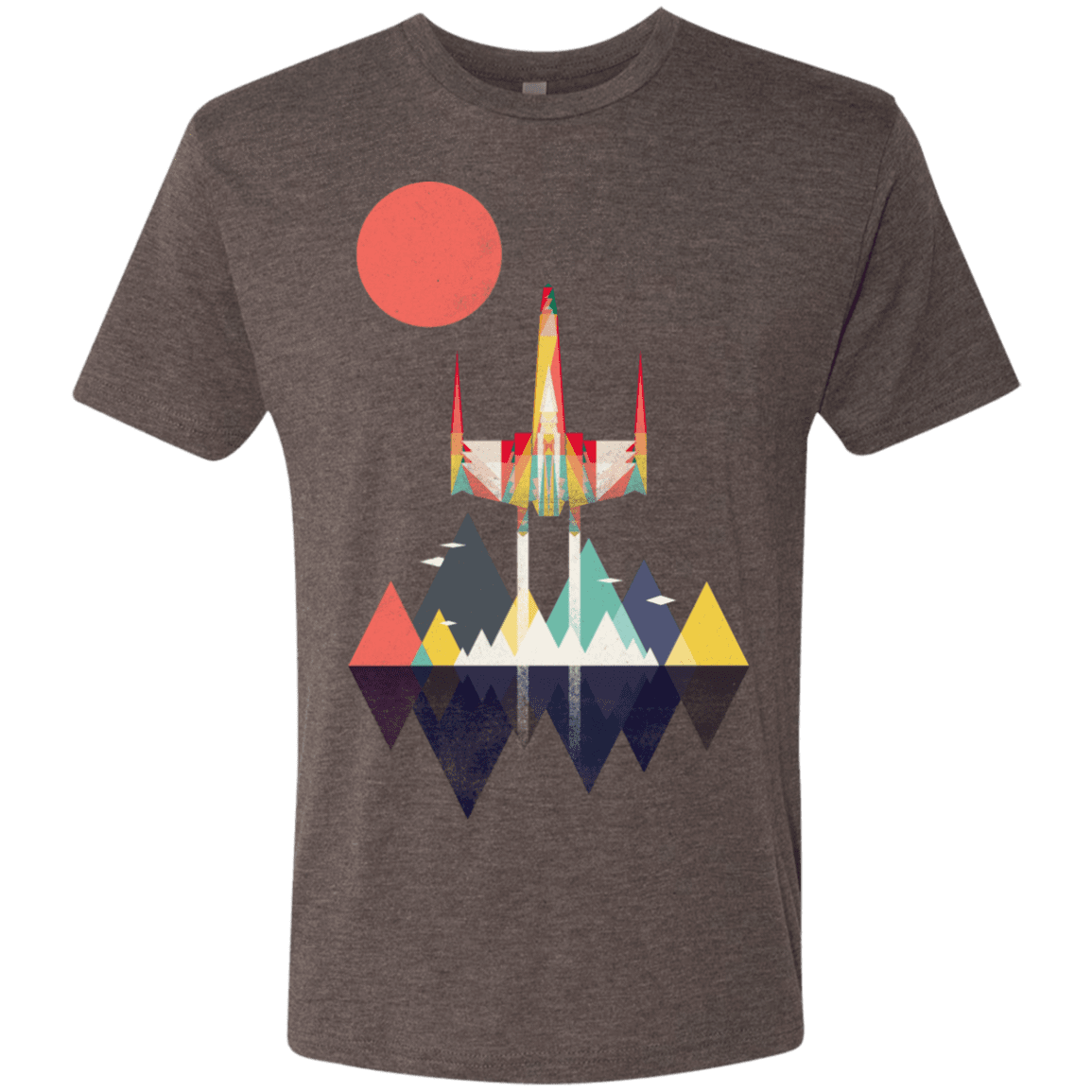 T-Shirts Macchiato / S Sunset Fighter Men's Triblend T-Shirt