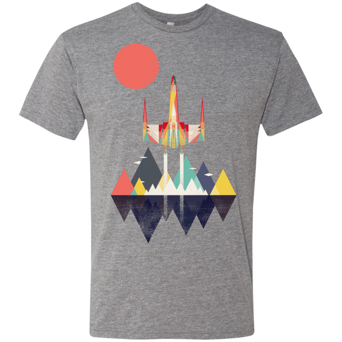 T-Shirts Premium Heather / S Sunset Fighter Men's Triblend T-Shirt