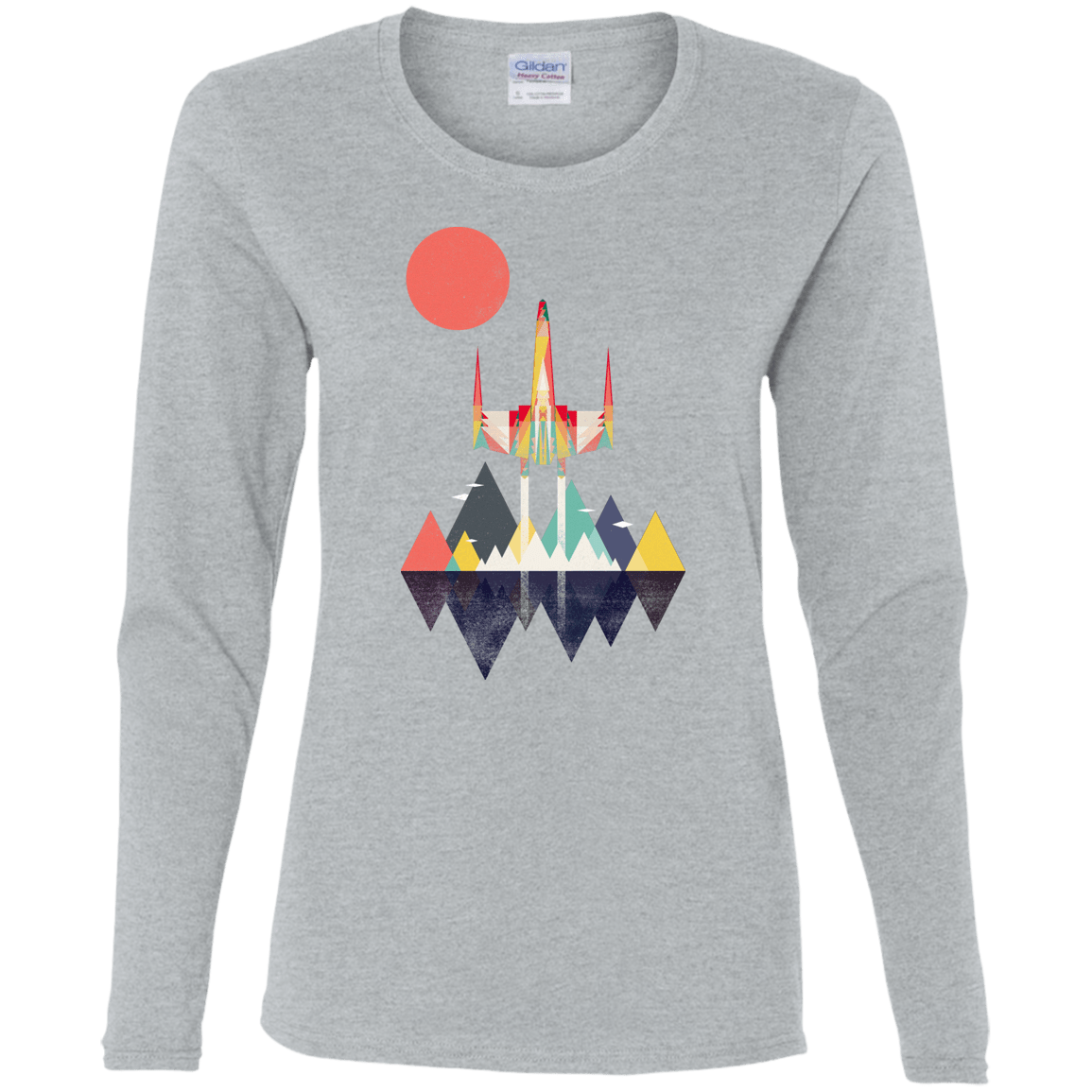 T-Shirts Sport Grey / S Sunset Fighter Women's Long Sleeve T-Shirt