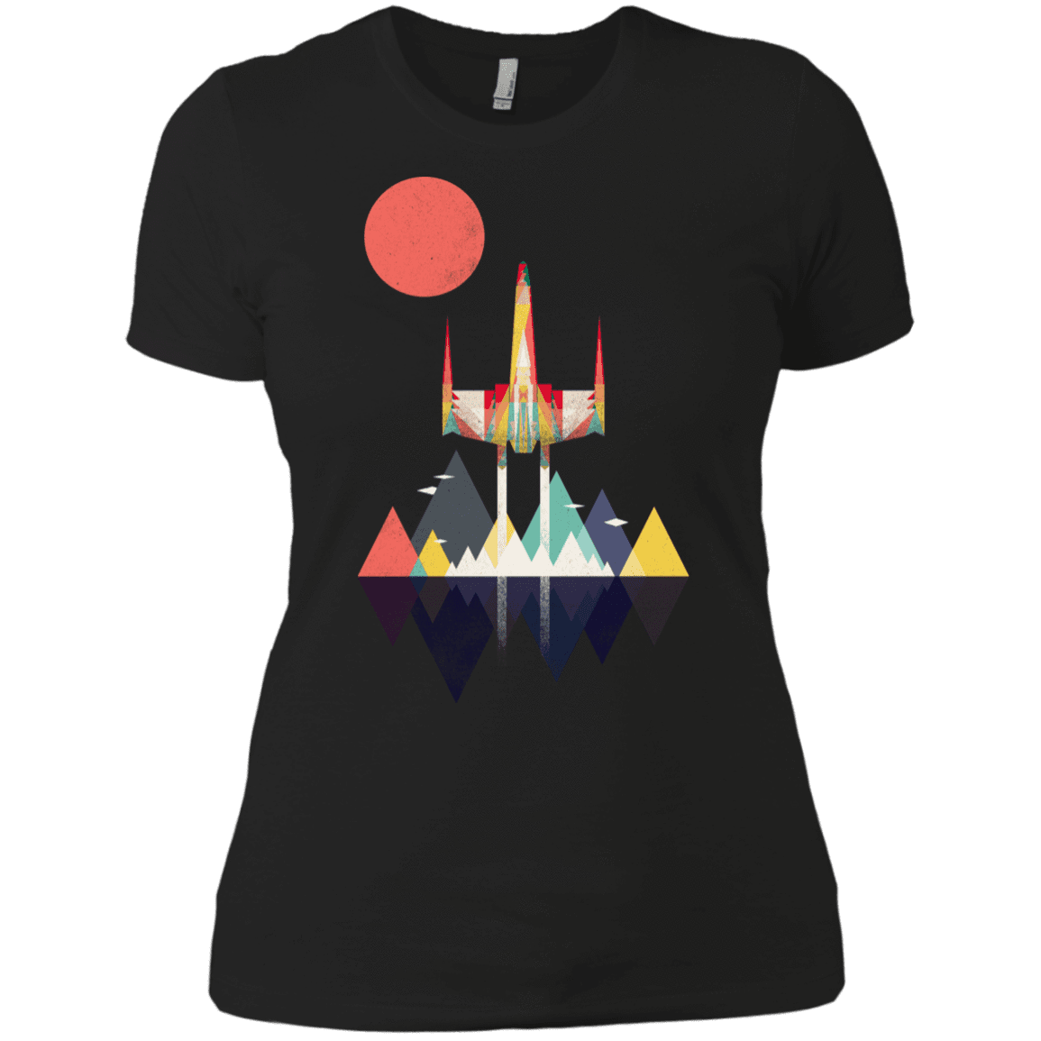 T-Shirts Black / X-Small Sunset Fighter Women's Premium T-Shirt