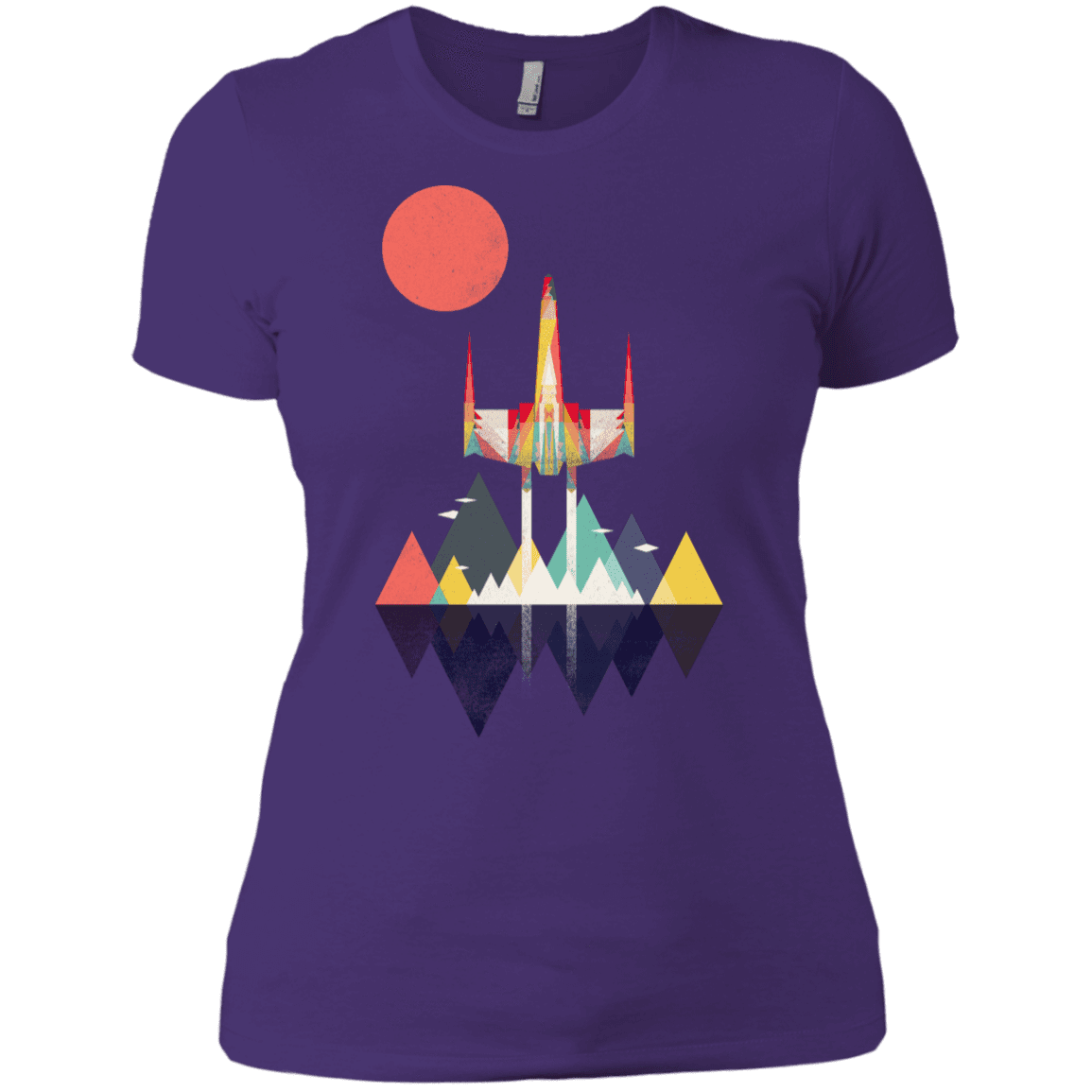 T-Shirts Purple Rush/ / X-Small Sunset Fighter Women's Premium T-Shirt