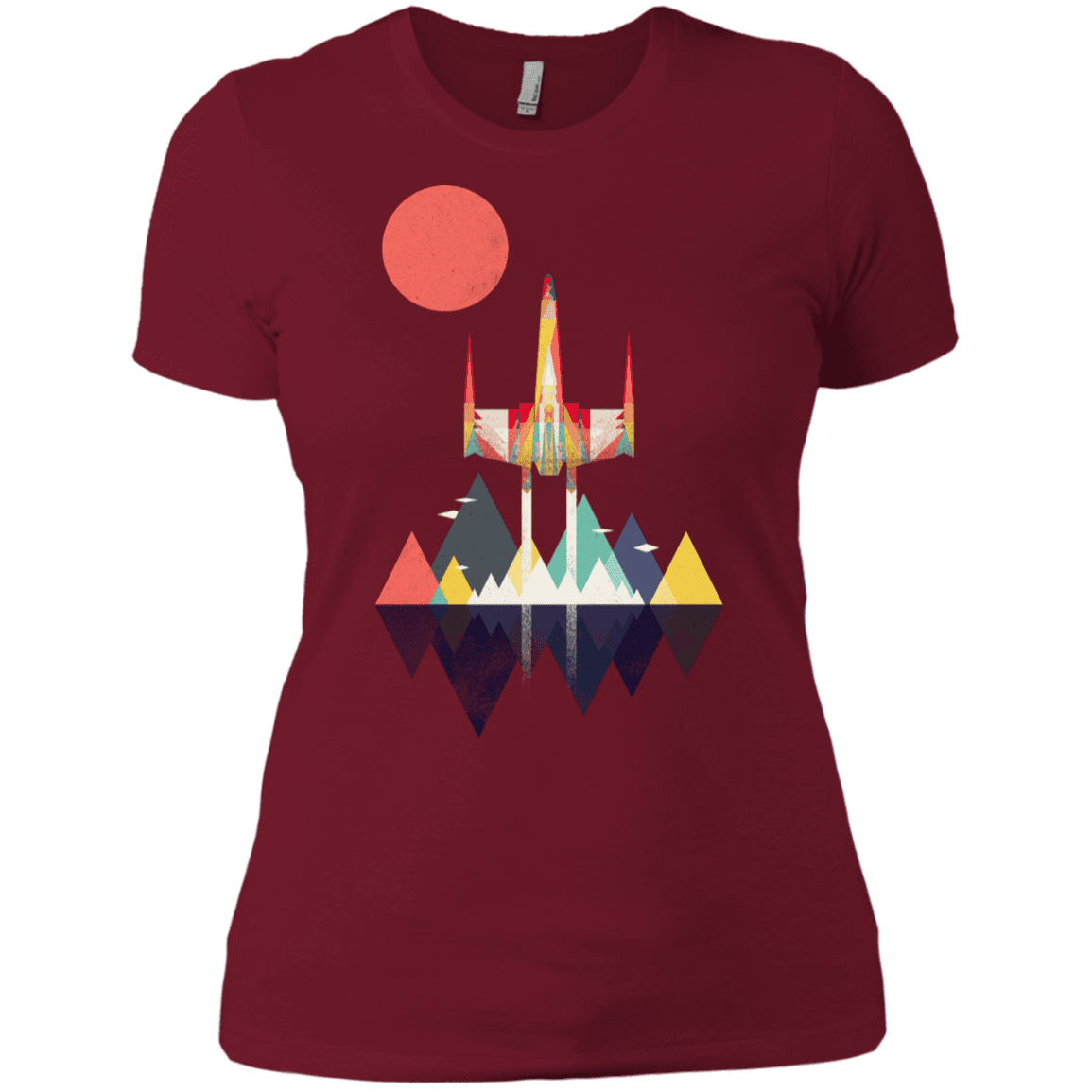 T-Shirts Scarlet / X-Small Sunset Fighter Women's Premium T-Shirt