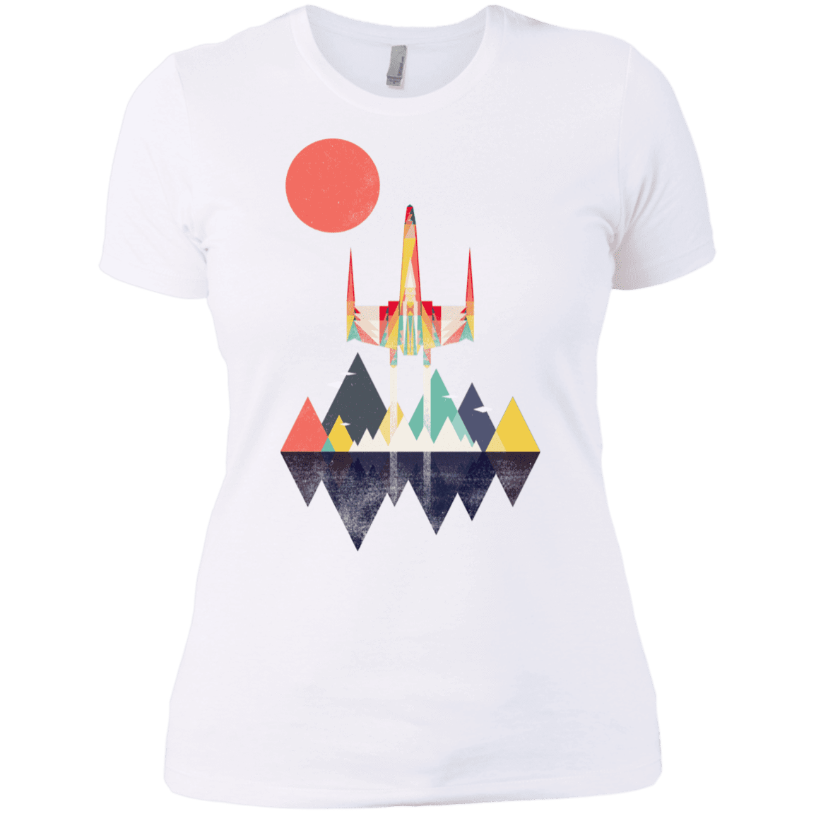 T-Shirts White / X-Small Sunset Fighter Women's Premium T-Shirt