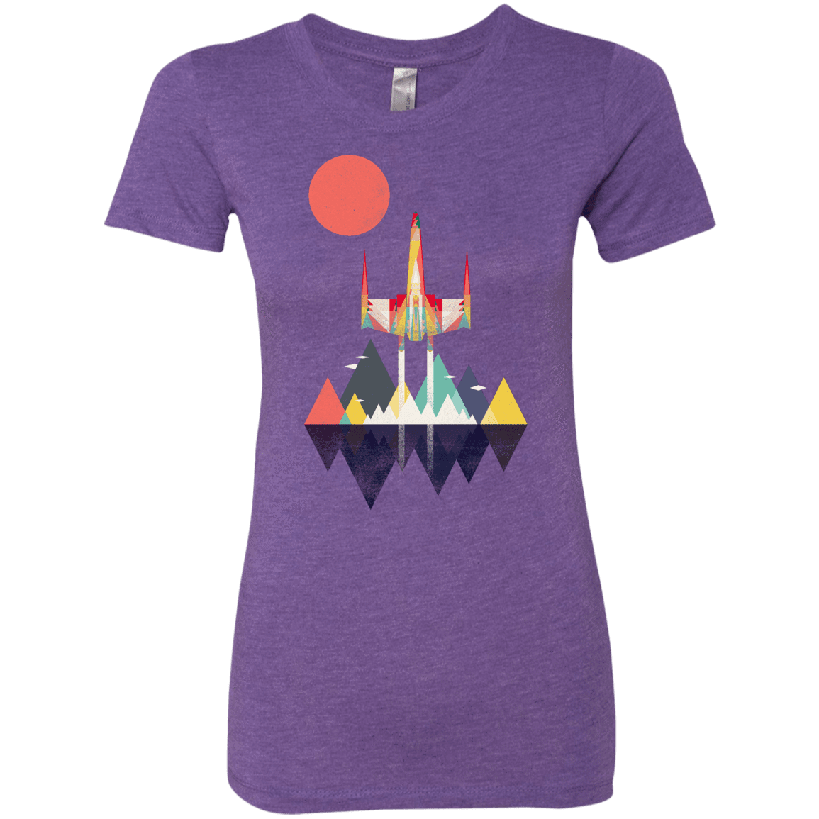 T-Shirts Purple Rush / S Sunset Fighter Women's Triblend T-Shirt
