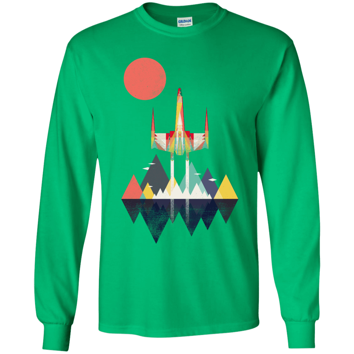 T-Shirts Irish Green / YS Sunset Fighter Youth Long Sleeve T-Shirt