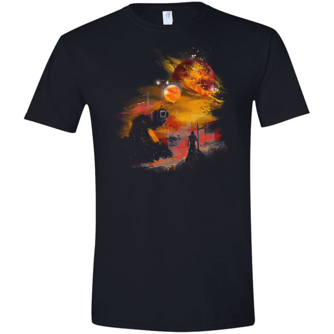 T-Shirts Black / X-Small Sunset on Arrakis Men's Semi-Fitted Softstyle