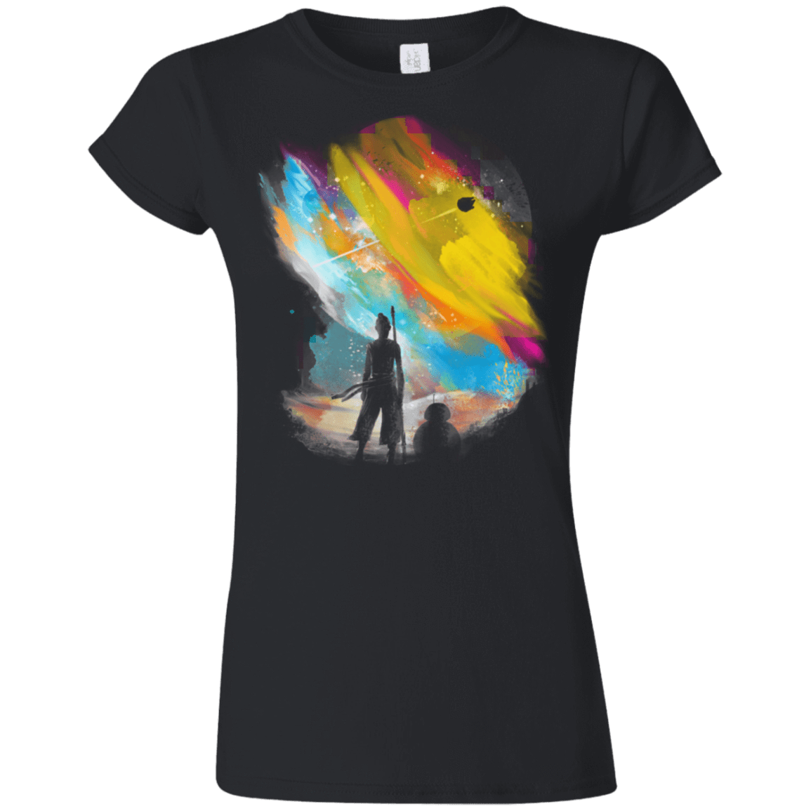 T-Shirts Black / S Sunset on Jakku Junior Slimmer-Fit T-Shirt