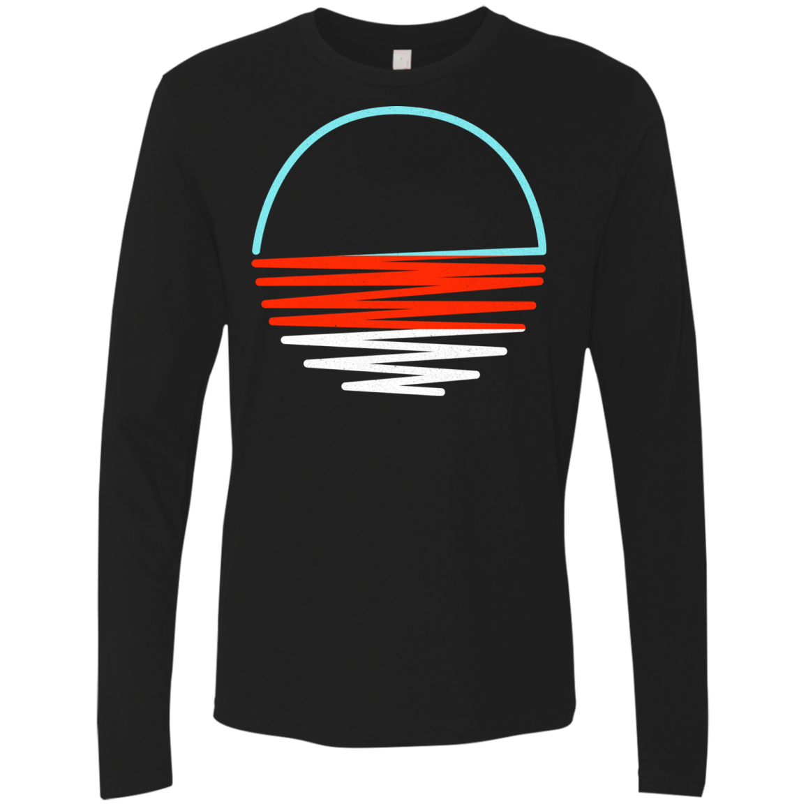 Sunset Shine Men's Premium Long Sleeve