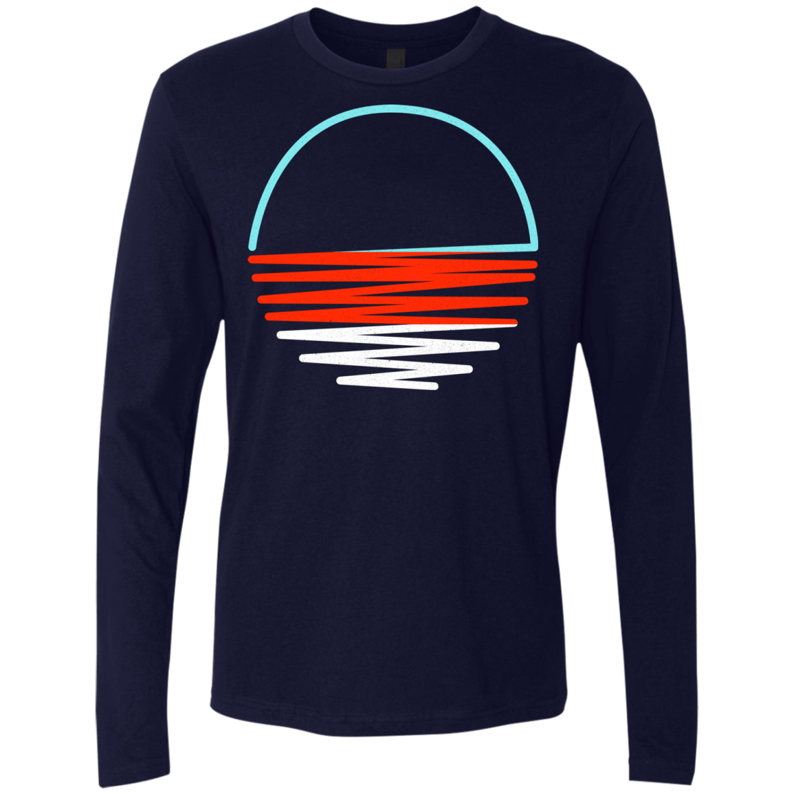 Sunset Shine Men's Premium Long Sleeve