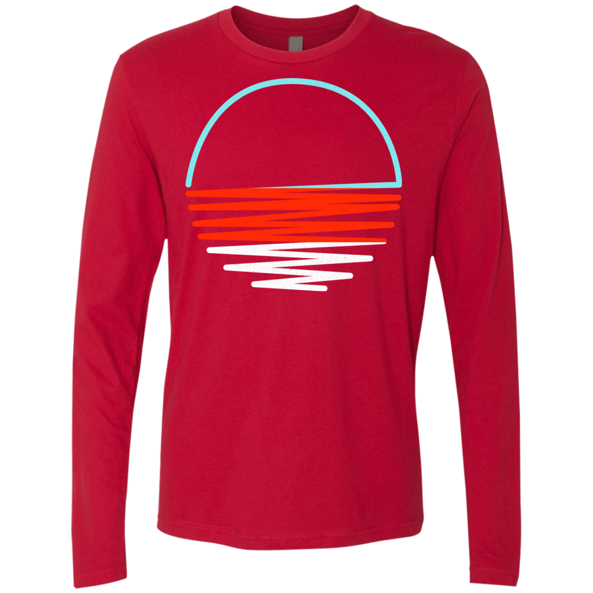 Sunset Shine Men's Premium Long Sleeve