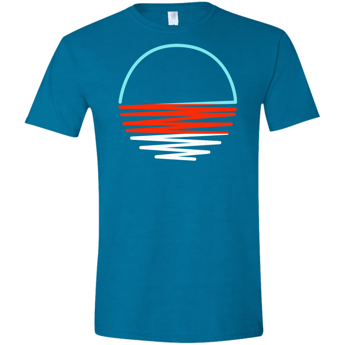 Sunset Shine Men's Semi-Fitted Softstyle