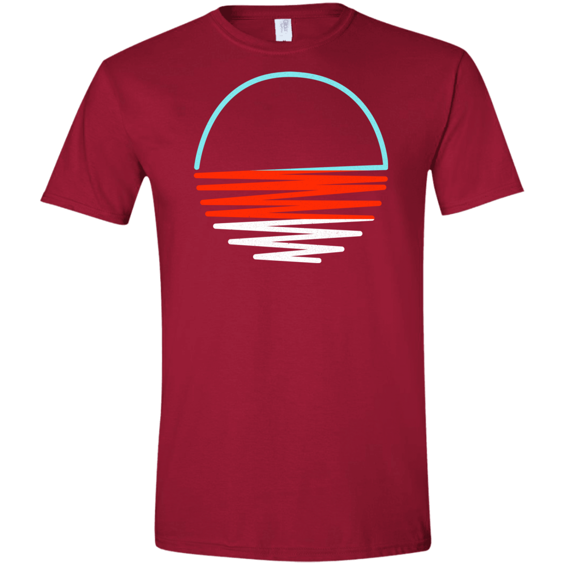 Sunset Shine Men's Semi-Fitted Softstyle