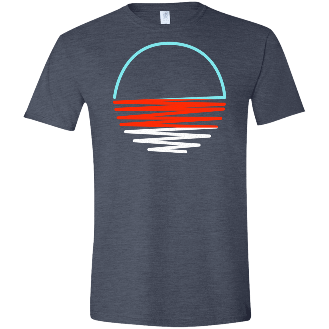 Sunset Shine Men's Semi-Fitted Softstyle