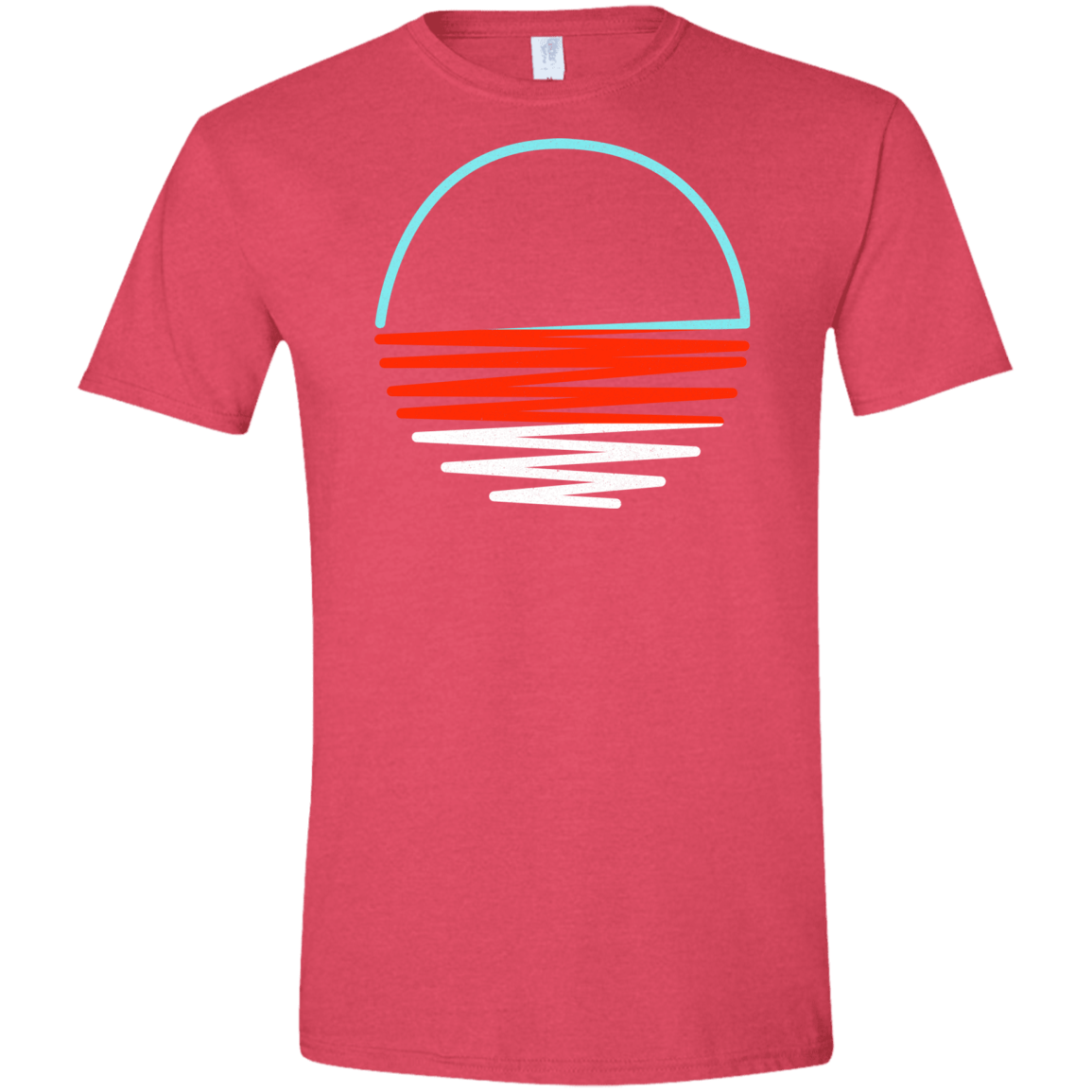 Sunset Shine Men's Semi-Fitted Softstyle