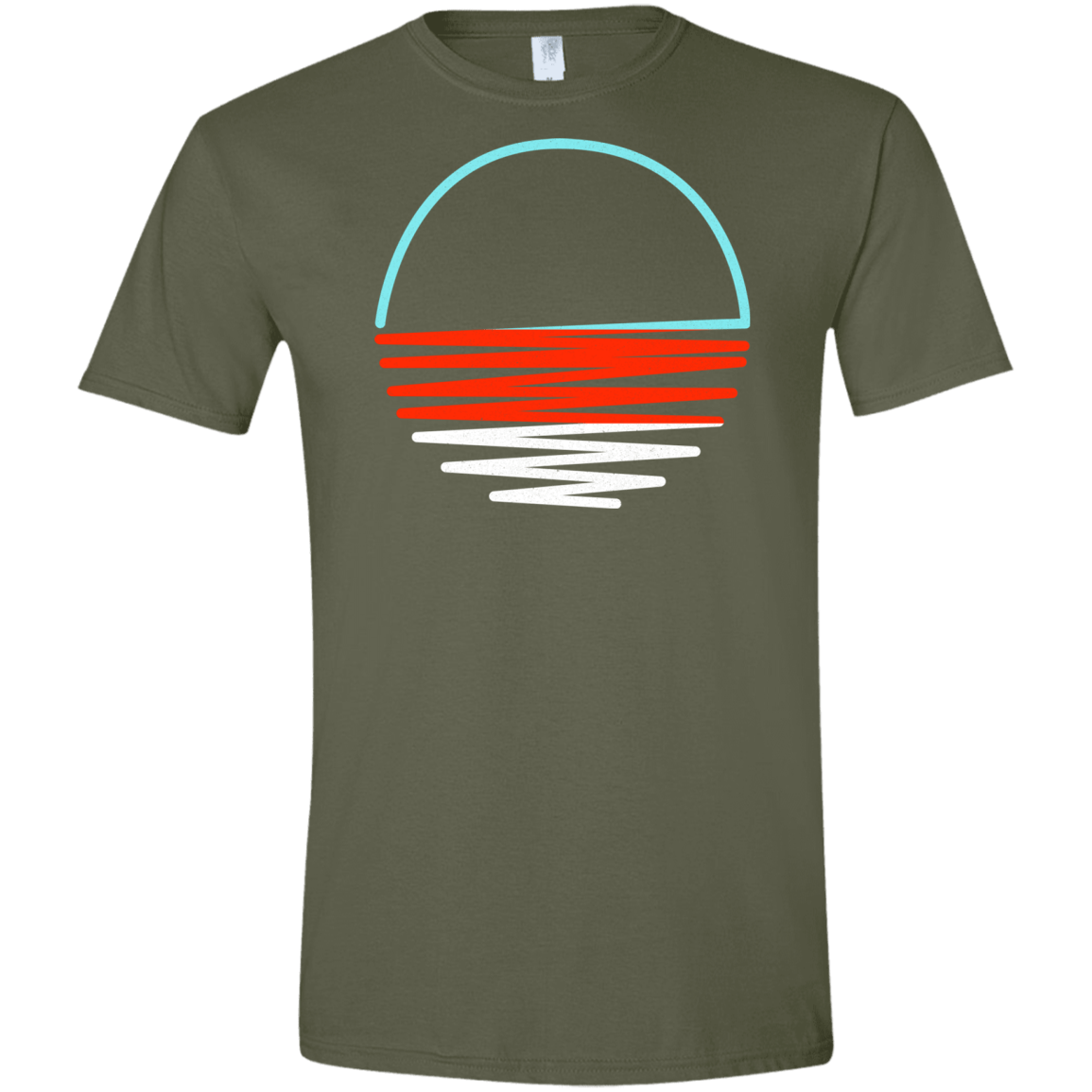 Sunset Shine Men's Semi-Fitted Softstyle