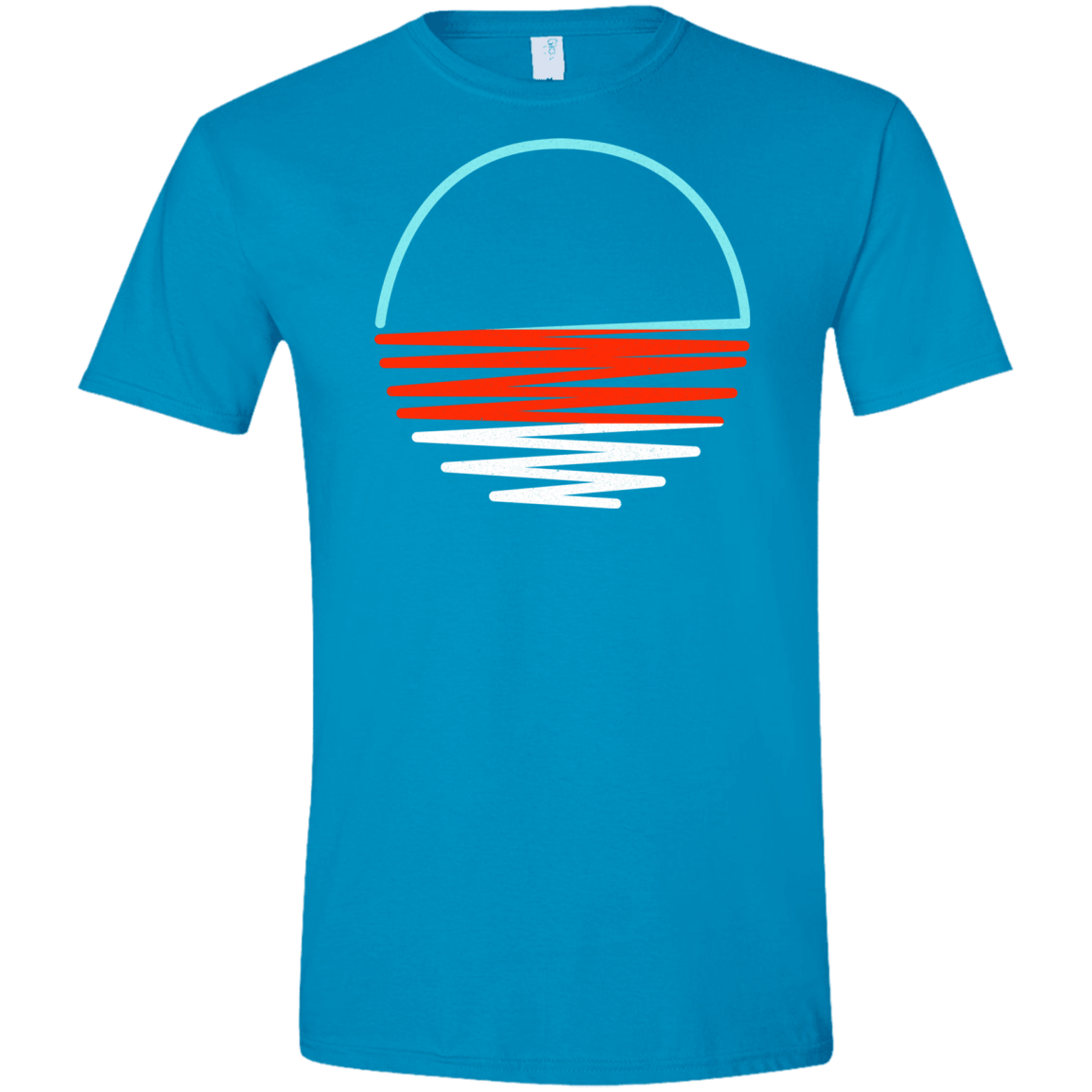 Sunset Shine Men's Semi-Fitted Softstyle