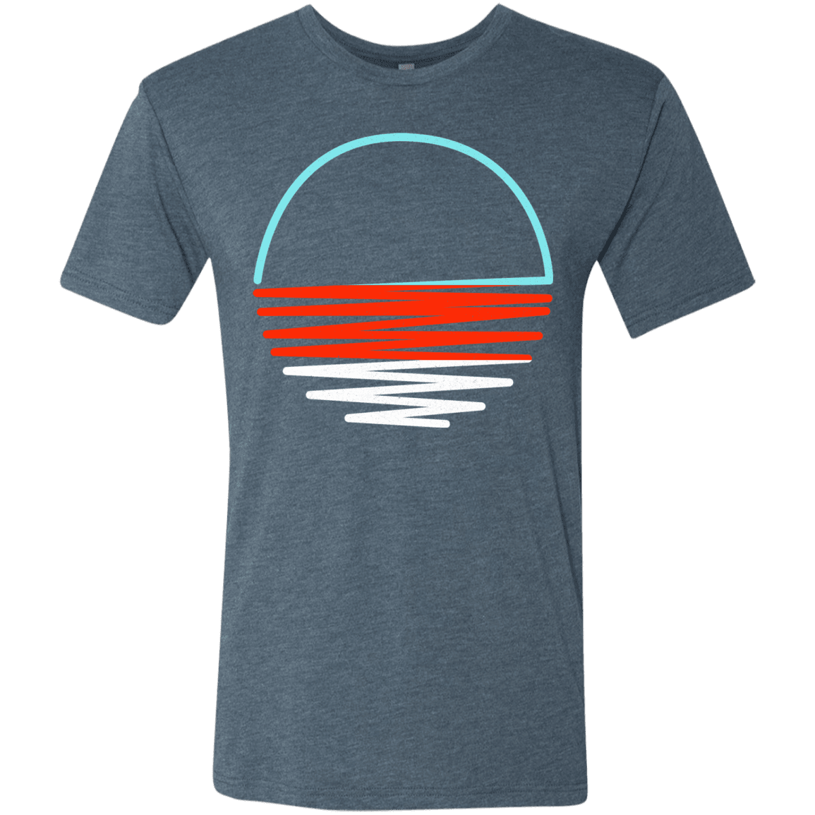 T-Shirts Indigo / S Sunset Shine Men's Triblend T-Shirt