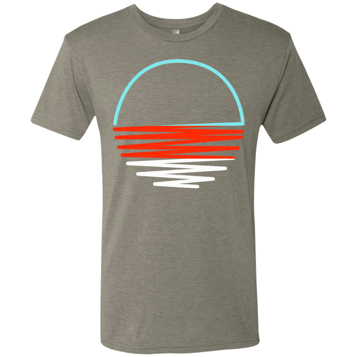 T-Shirts Venetian Grey / S Sunset Shine Men's Triblend T-Shirt