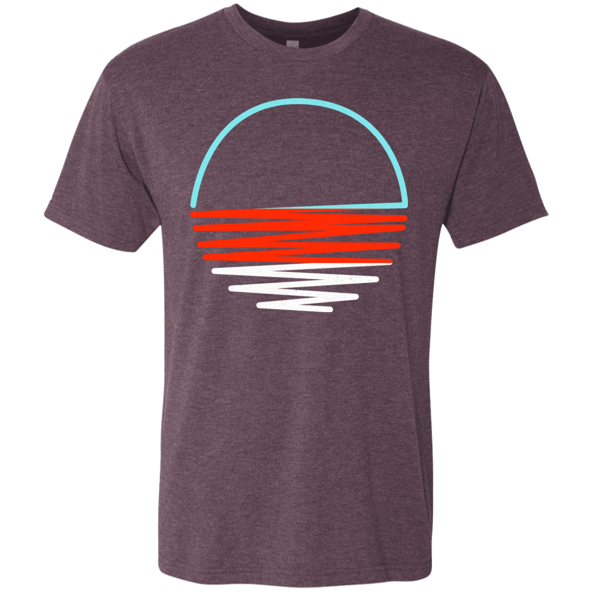 T-Shirts Vintage Purple / S Sunset Shine Men's Triblend T-Shirt
