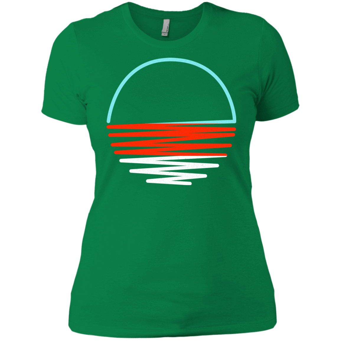 T-Shirts Kelly Green / X-Small Sunset Shine Women's Premium T-Shirt