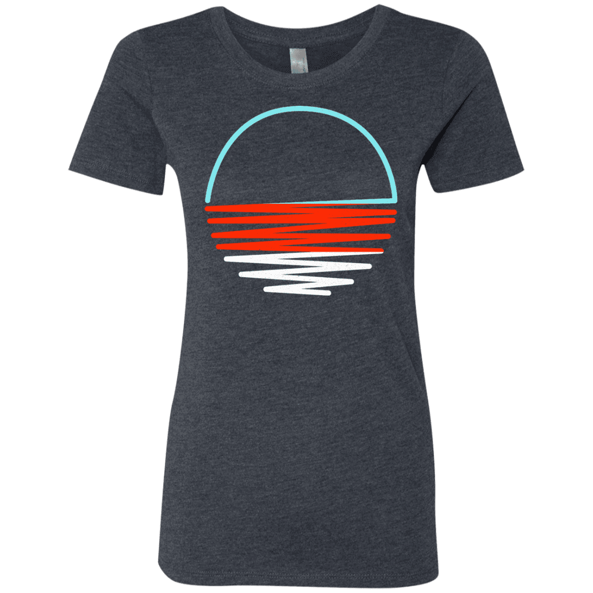 T-Shirts Vintage Navy / S Sunset Shine Women's Triblend T-Shirt