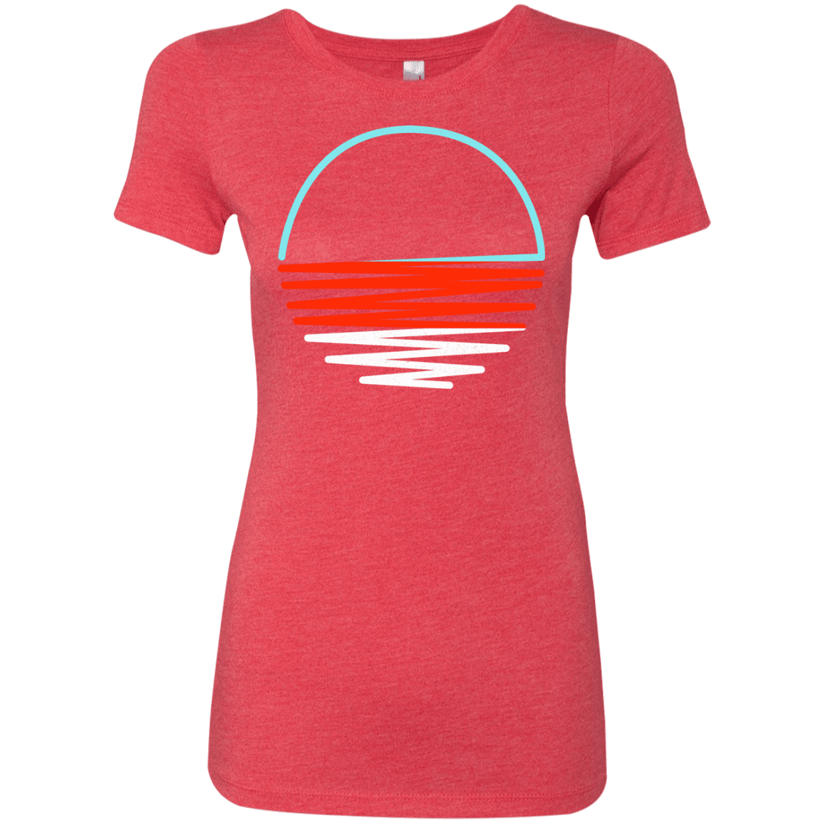 T-Shirts Vintage Red / S Sunset Shine Women's Triblend T-Shirt