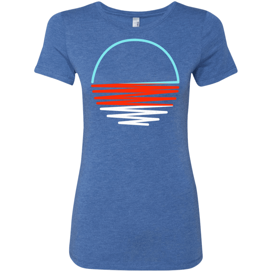 T-Shirts Vintage Royal / S Sunset Shine Women's Triblend T-Shirt