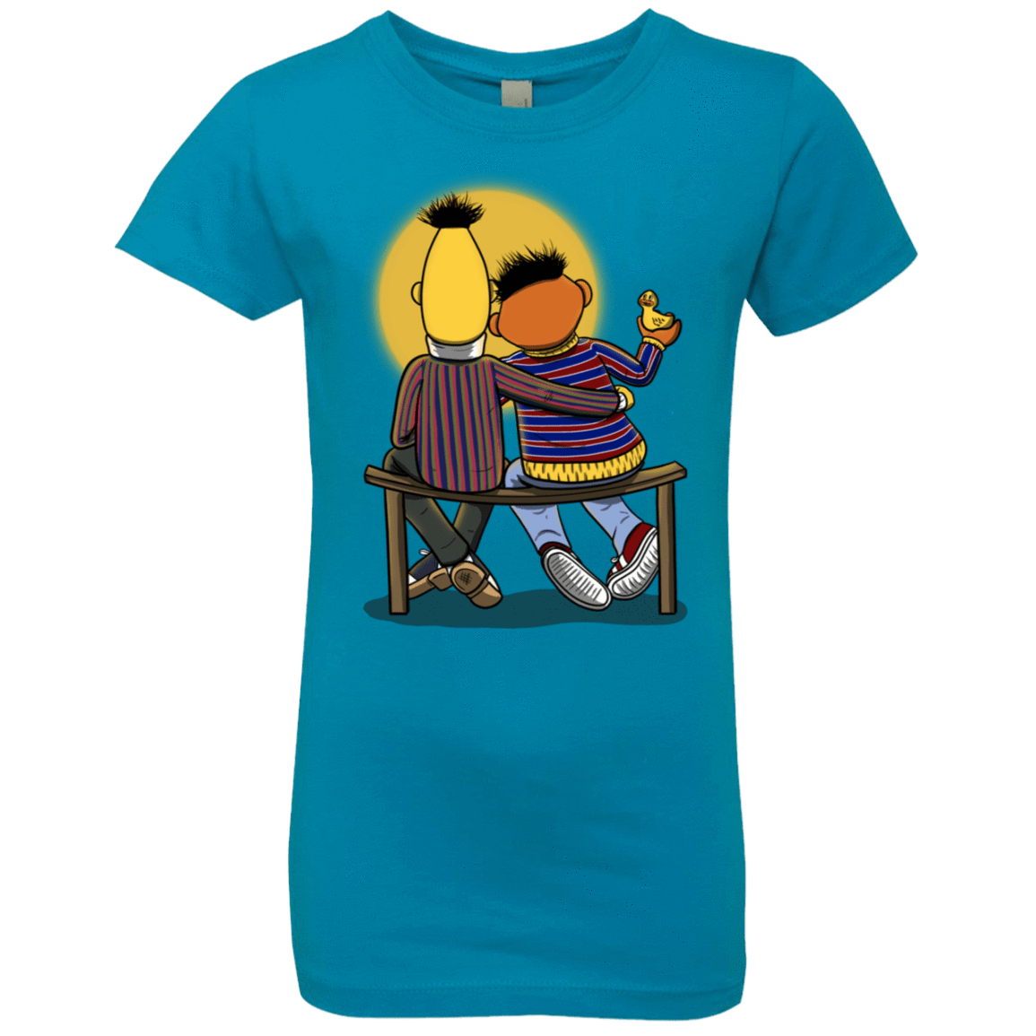 T-Shirts Turquoise / YXS Sunset Street Girls Premium T-Shirt