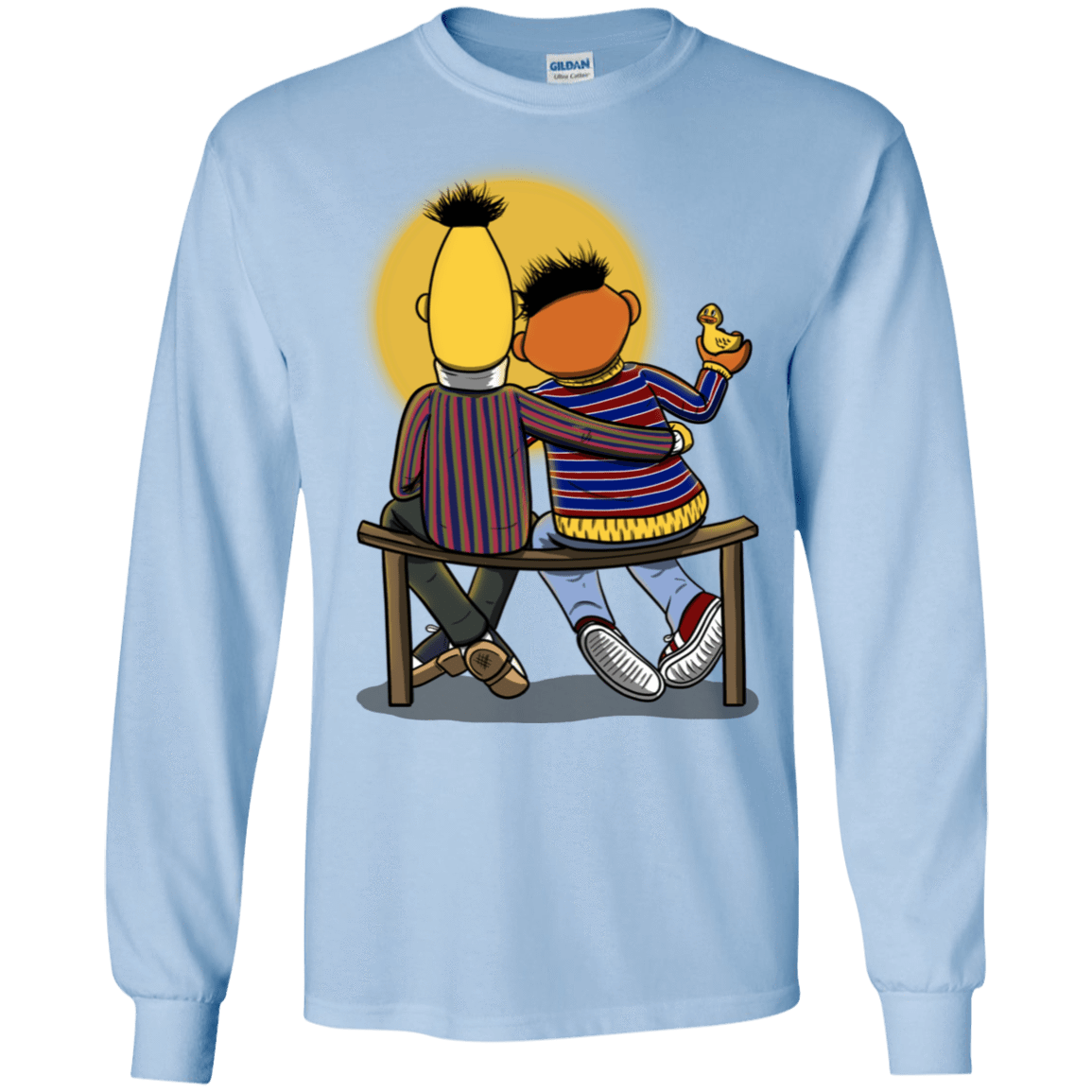 T-Shirts Light Blue / S Sunset Street Men's Long Sleeve T-Shirt