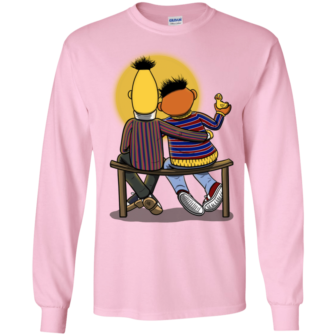 T-Shirts Light Pink / S Sunset Street Men's Long Sleeve T-Shirt