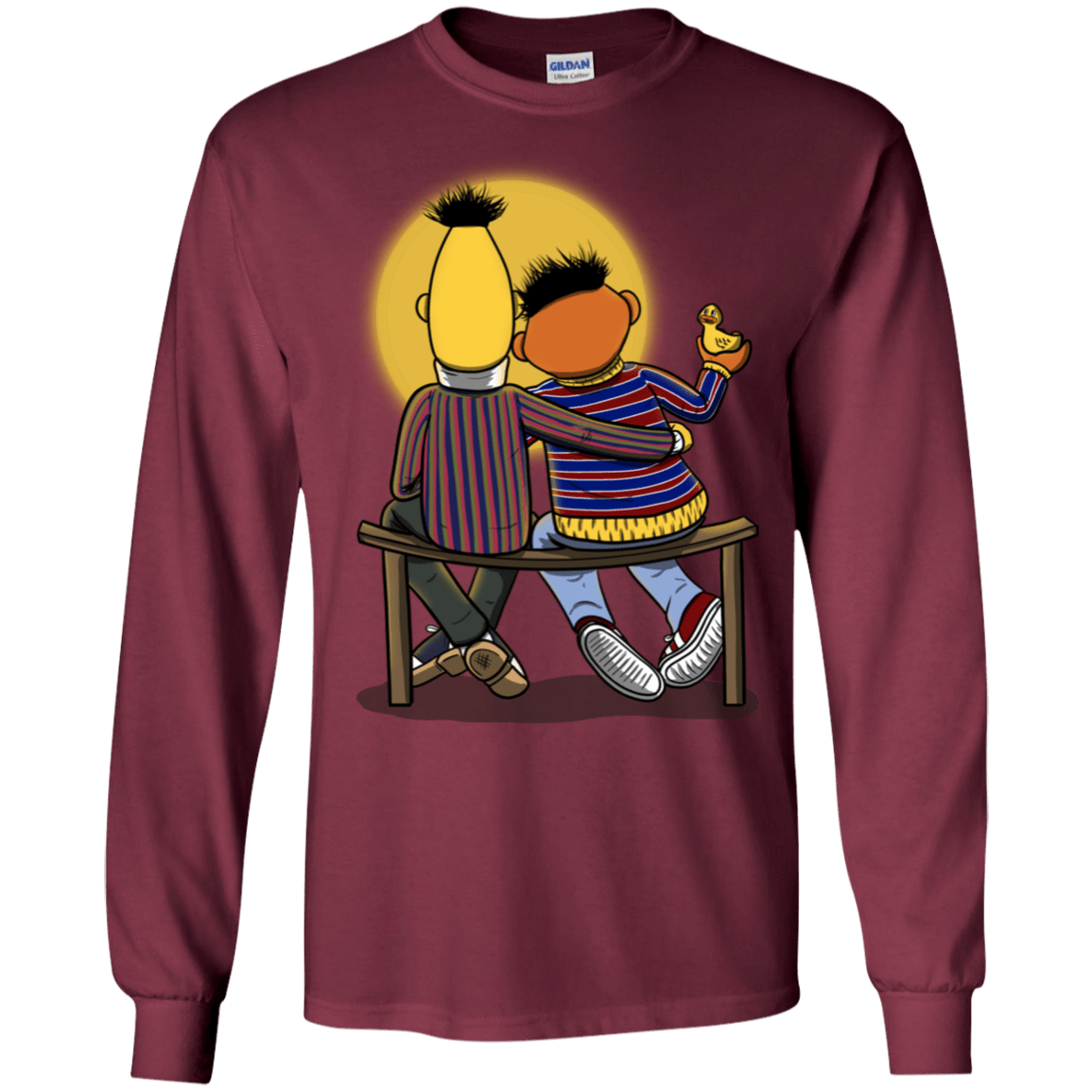 T-Shirts Maroon / S Sunset Street Men's Long Sleeve T-Shirt