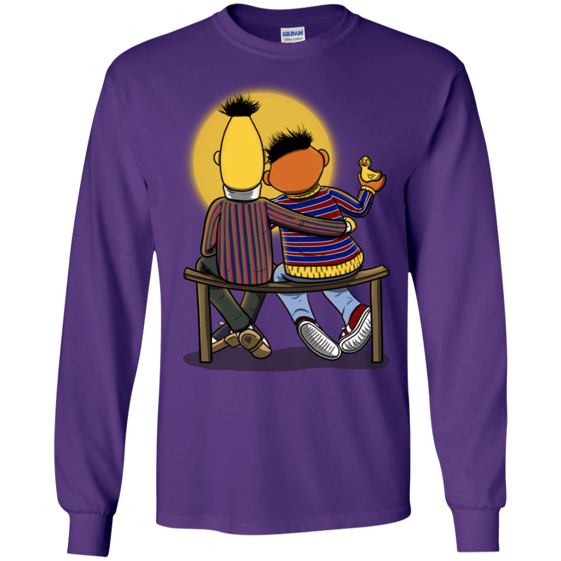 T-Shirts Purple / S Sunset Street Men's Long Sleeve T-Shirt