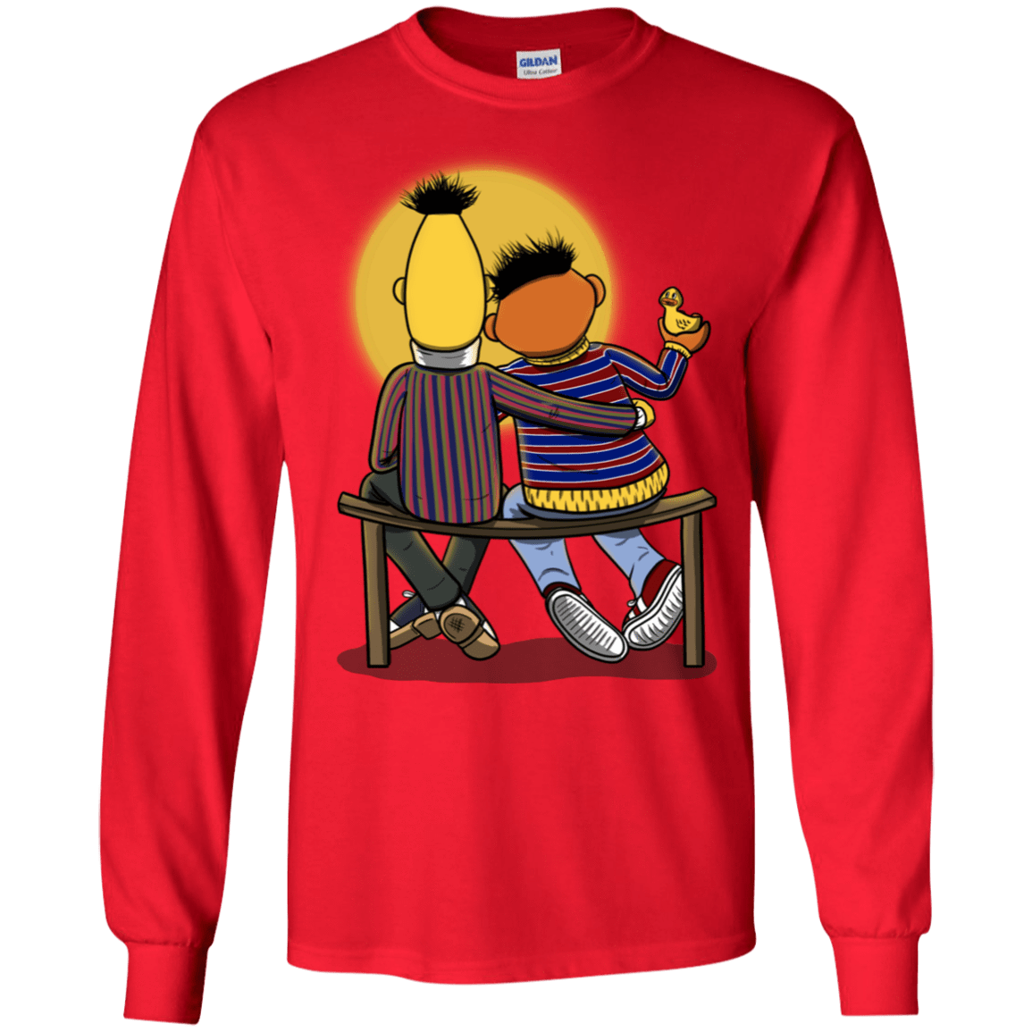 T-Shirts Red / S Sunset Street Men's Long Sleeve T-Shirt