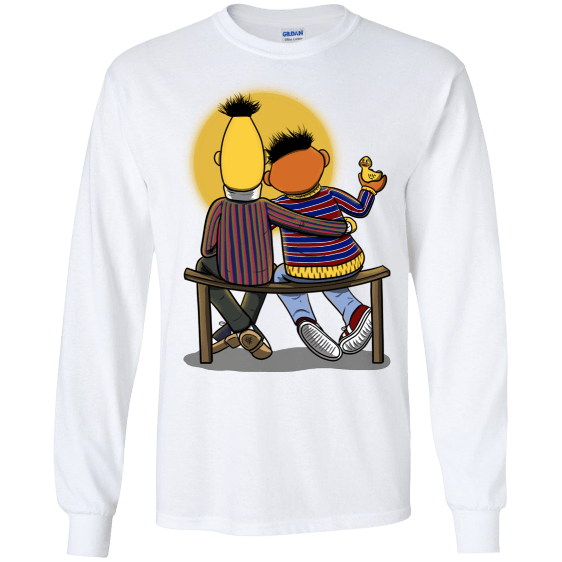 T-Shirts White / S Sunset Street Men's Long Sleeve T-Shirt