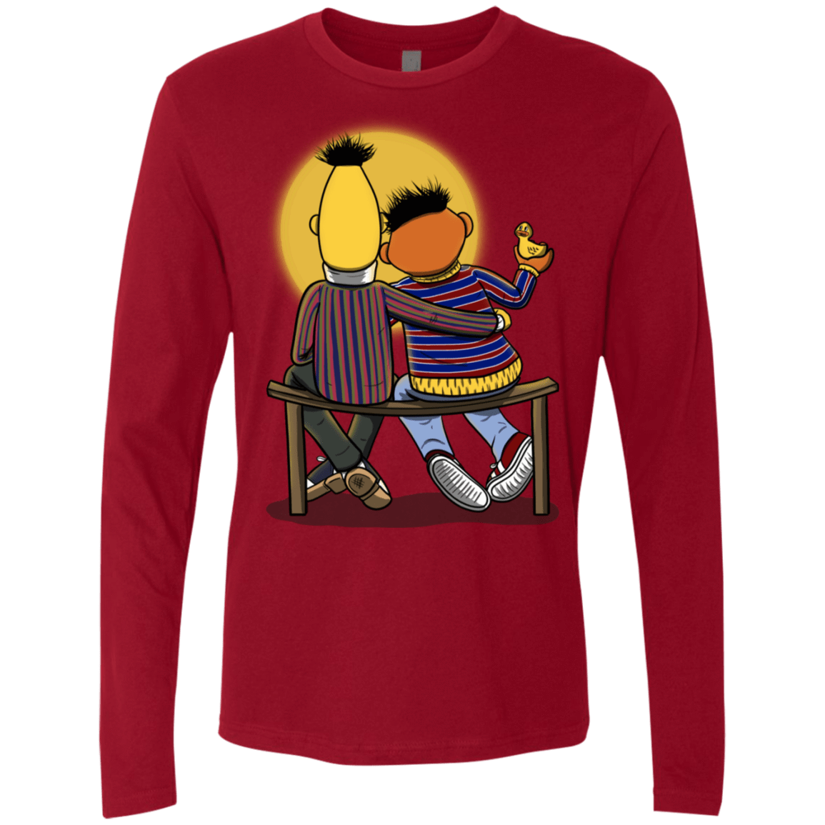 T-Shirts Cardinal / S Sunset Street Men's Premium Long Sleeve