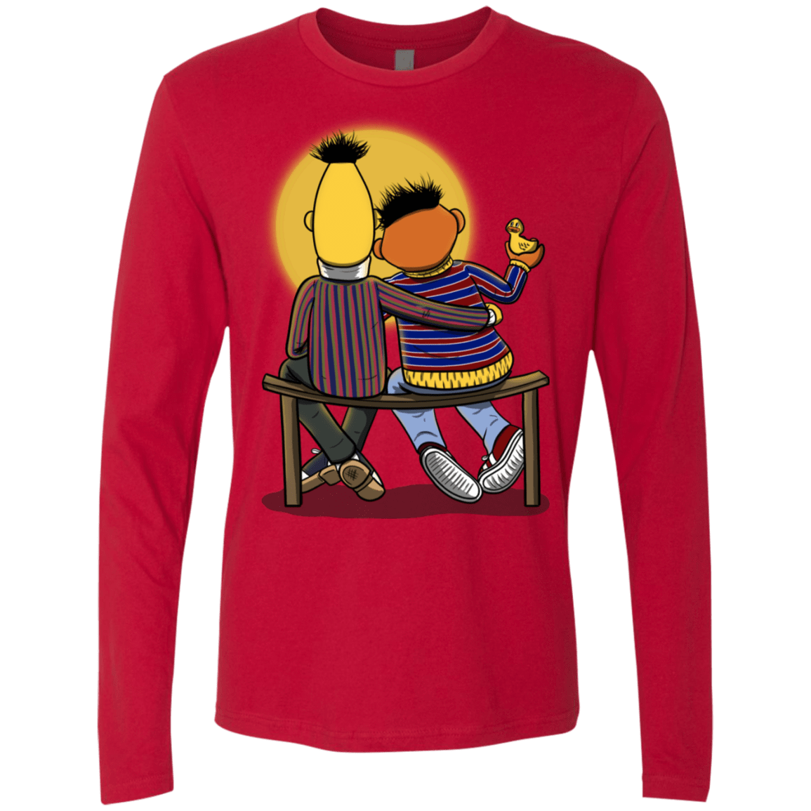 T-Shirts Red / S Sunset Street Men's Premium Long Sleeve