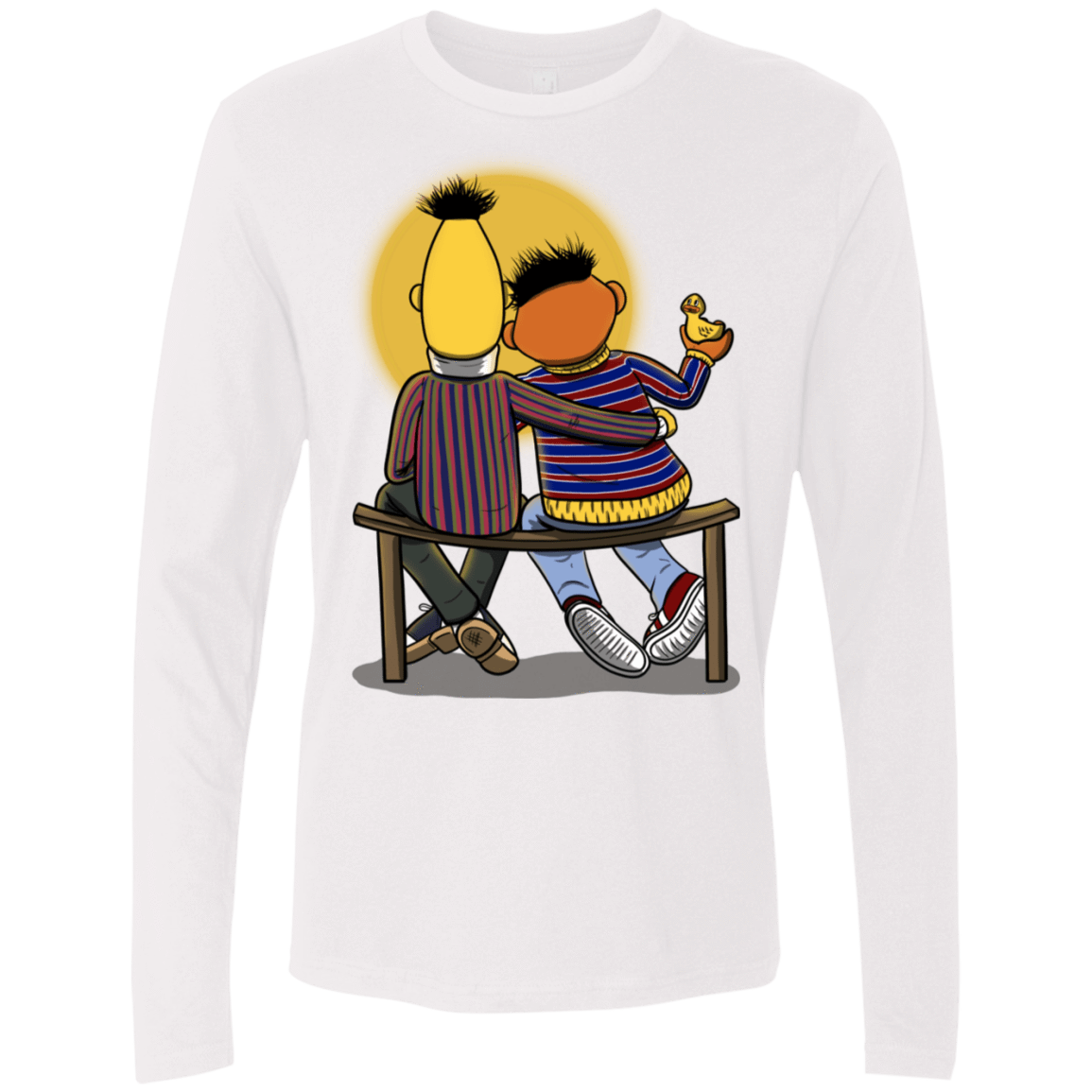 T-Shirts White / S Sunset Street Men's Premium Long Sleeve